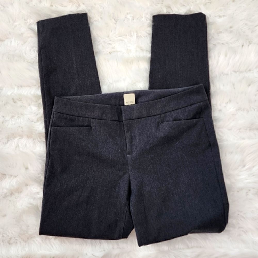 ECRU WOMEN'S NEW SANTANA SLIM LEG FLAT FRONT PANTS SIZE 6